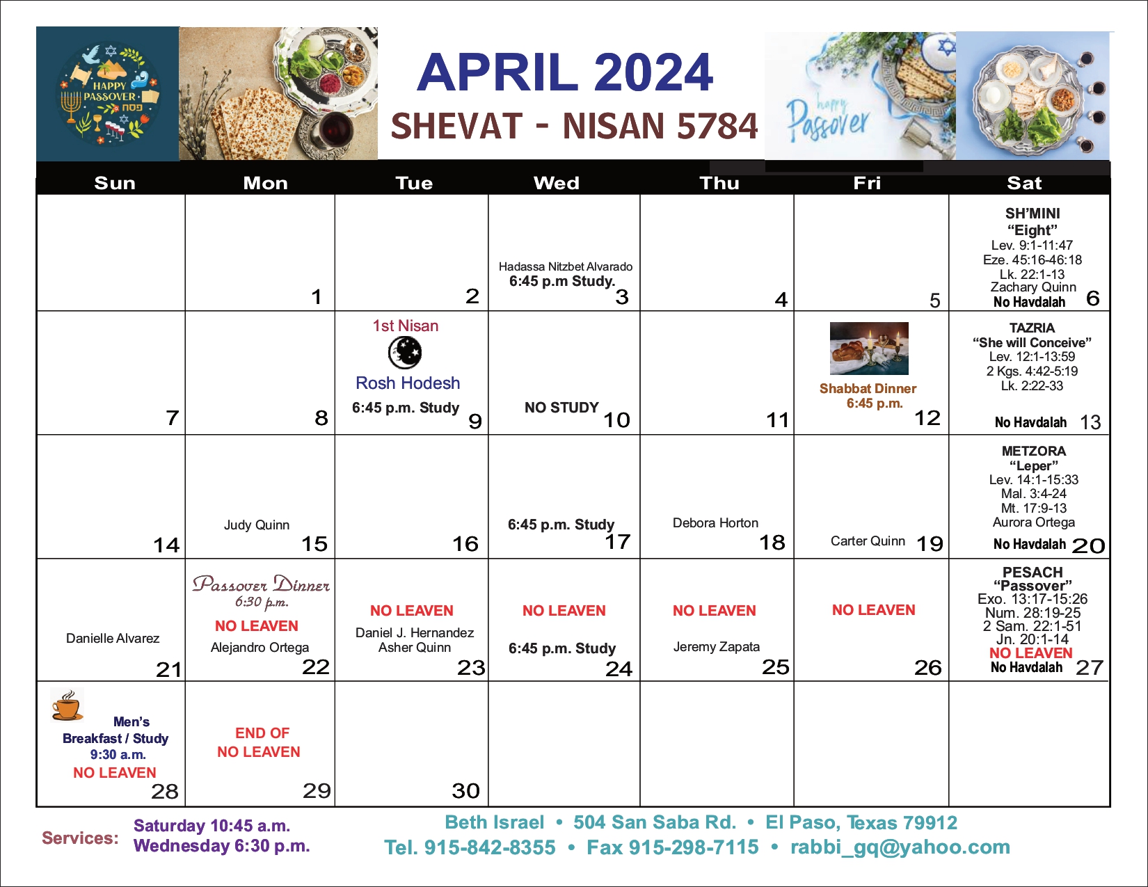 Apr 2024 Calendar