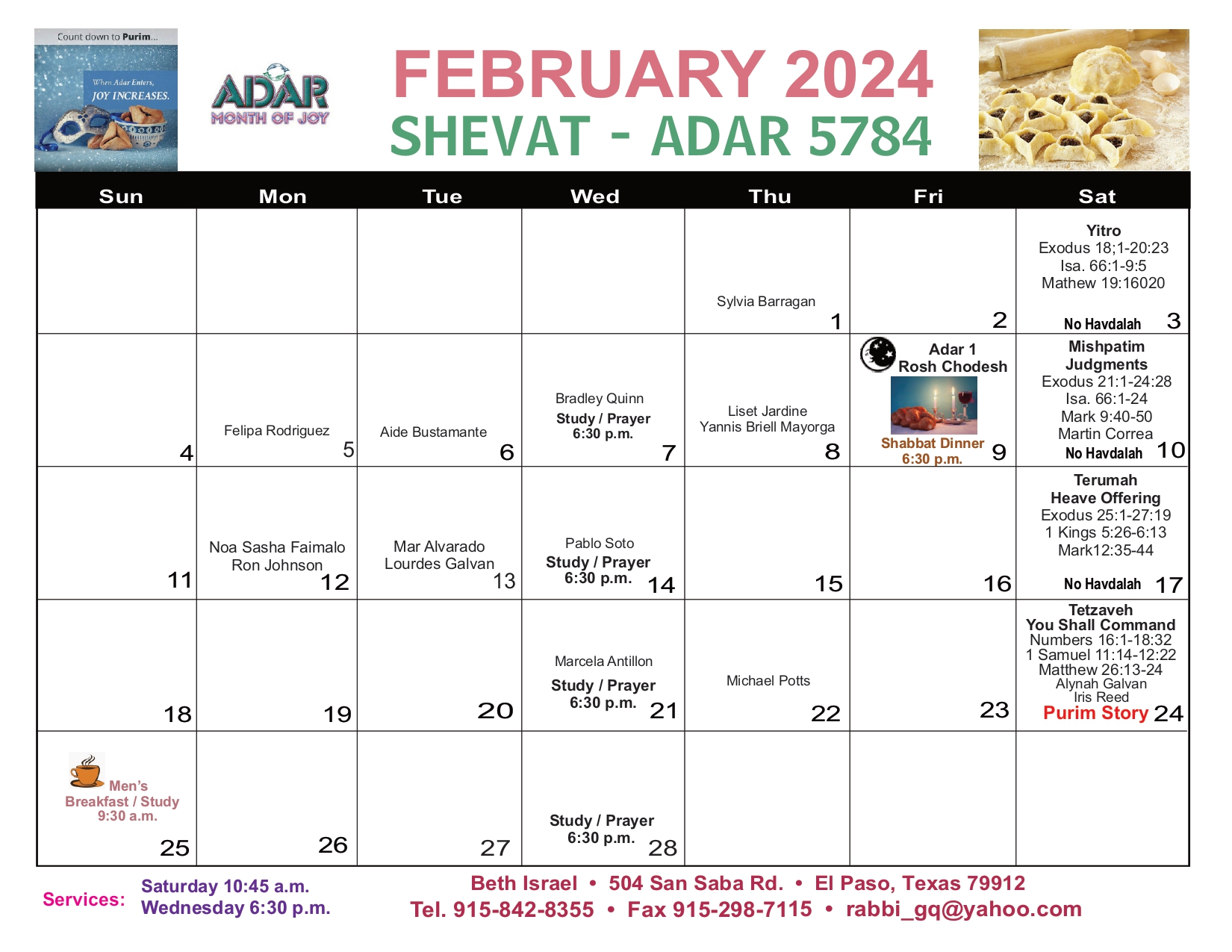 Feb 2024 Calendar