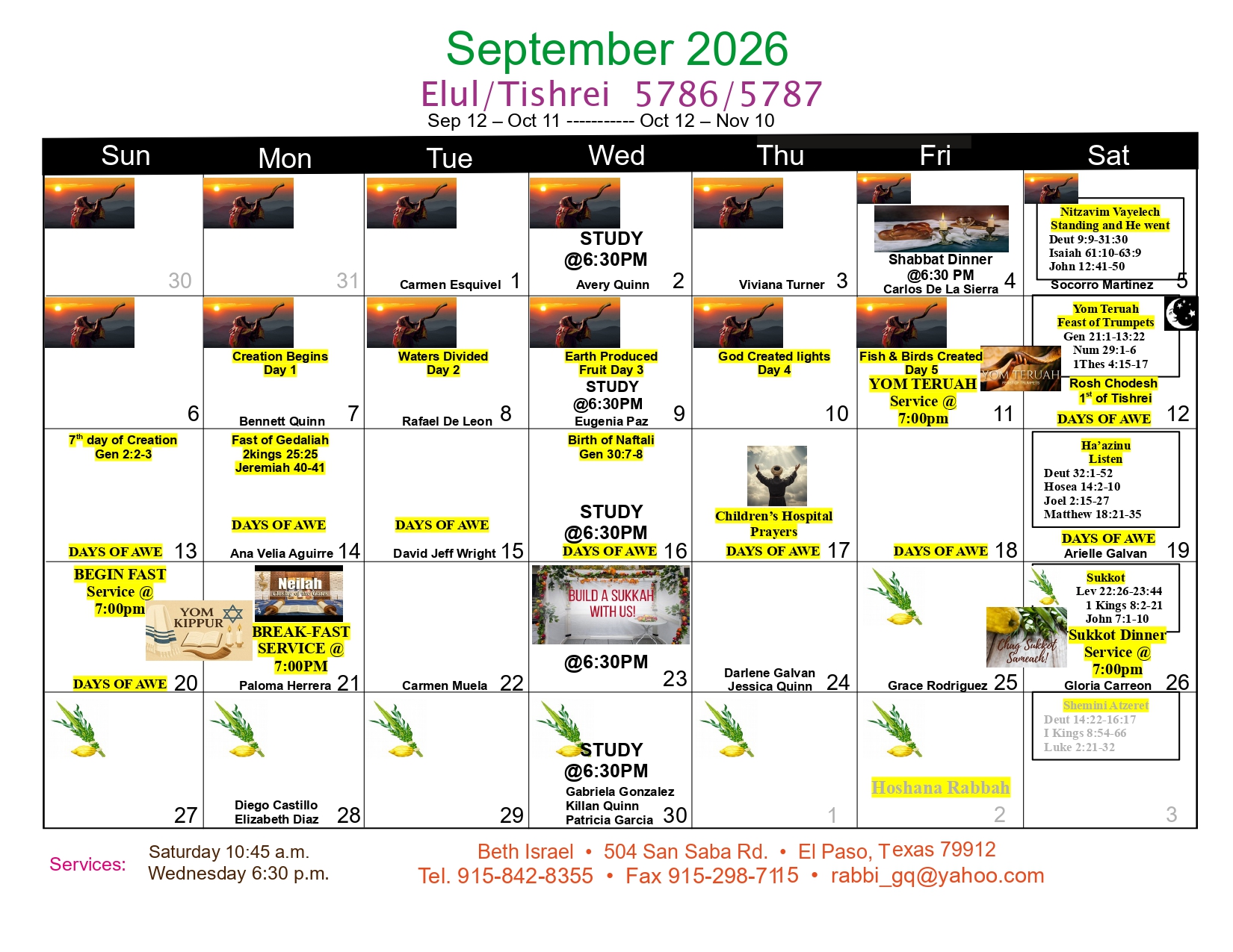 September 2026 Calendar